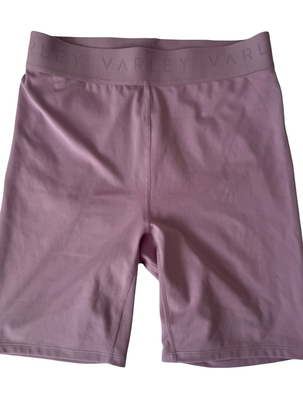 Varley Women’s Lavender Let’s Move Elasticated Biker Short Size 7” Size M
